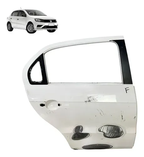 Porta Gol G5 Ao G8 2010 Até 2022 Traseira Direita Original Traseira Direito Branco