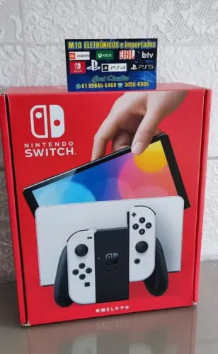 Nintendo Switch OLED Branco - Novo SÓ VENDA 