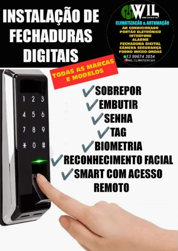 Fechadura Digital - Fazemos sua Instalação