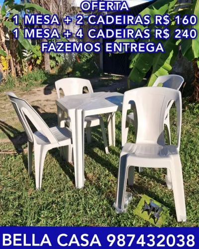 CADEIRA DE PLASTICO AKE.D US.D XK.E YA.E ENTREGO 