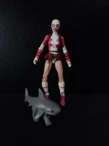 Gwenpool e Jeff o Tubarão - Marvel Legends