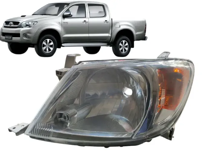 Farol Esquerdo Hilux 2005 2006 2007 2008 2009 2010 2011