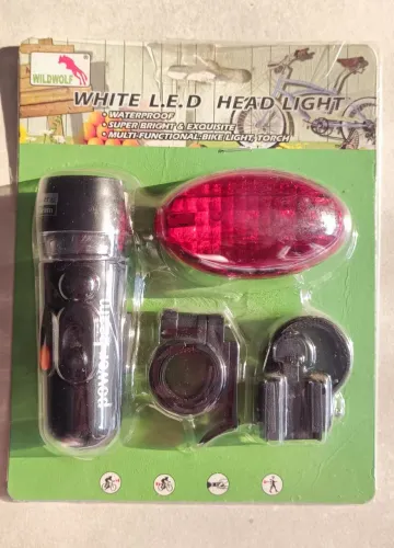 Kit Farol LED Bike - Super Brilhante e Multifuncional
