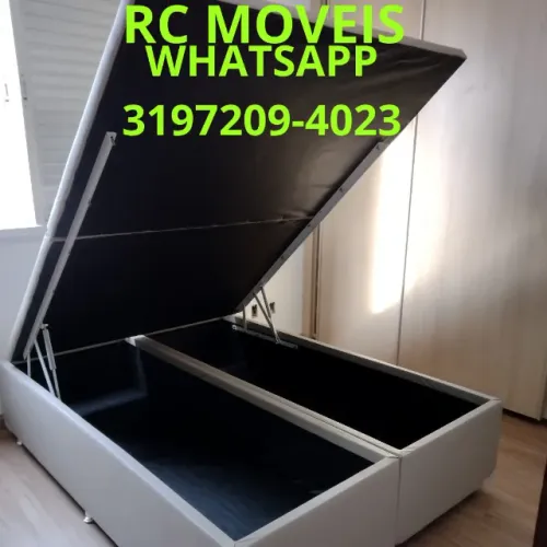 Cama Box Baú Super King - Pistão a Gás e Estrutura Reforçada