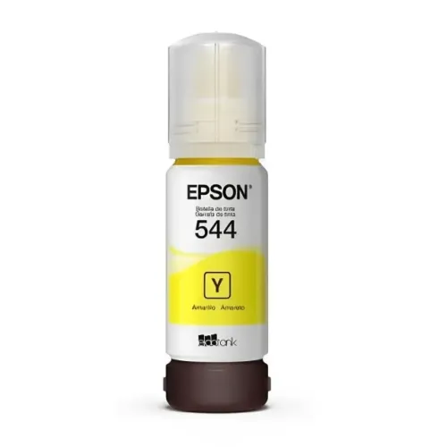 Refil de Tinta Epson T544, 65ML, Amarelo - T544422-BR - WZetta