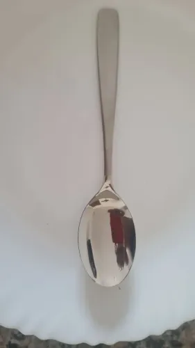 Colher de aço inoxidável sobremesa