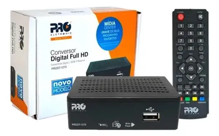 Conversor Digital Full HD PRO ELETRONIC PROOT-1270