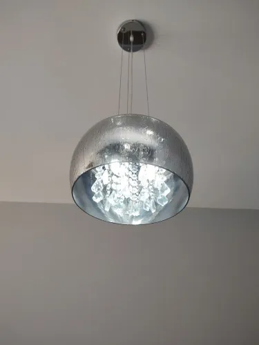 Pendente de pedras para mesa de jantar 