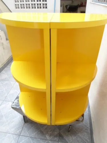 armario nicho canto em MDF 2pçs.revestido formica A91CM L83CM Profund.42CM espessura 3CM
