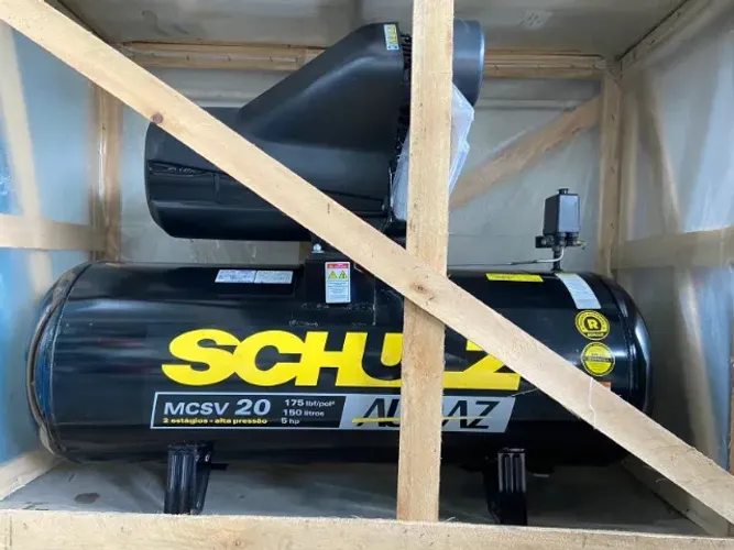 Compressor De Ar Schulz Audaz MCSV 20 Pés 200 Litros 5CV - novo e com garantia