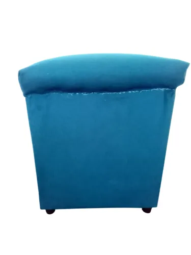 puff banquinho NOVO azul marinho c garantia parcelo 