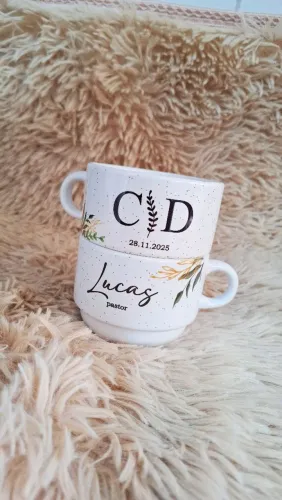 Xícara Personalizada para Padrinhos 