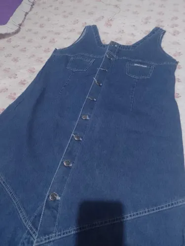 Vestido, jeans, Tam GG, 30 Reais..