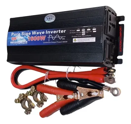 Inversor de Energia 24v 110v 1600w 60hz Off Grid Onda Pura 800w Nominal 
