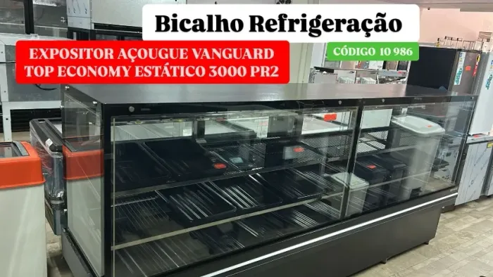 EXPOSITOR DE ACOUGUE VANGUARD TOP ECONOMY NOVO