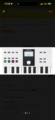 Teclado mídi Arturia 49 teclas 