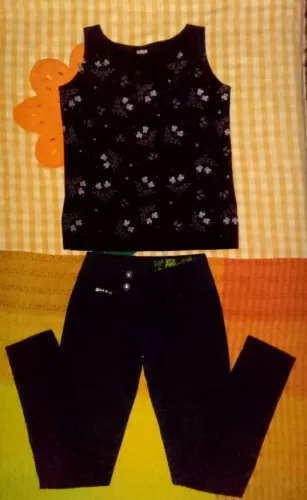 CONJUNTO FEM. (CALÇA N°40 / BLUSINHA TAM.P)