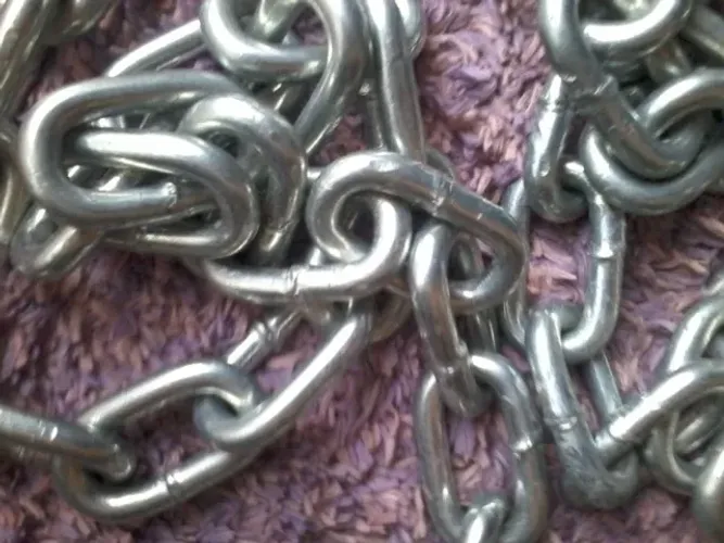 Corrente eu aço galvanizado uso náutico