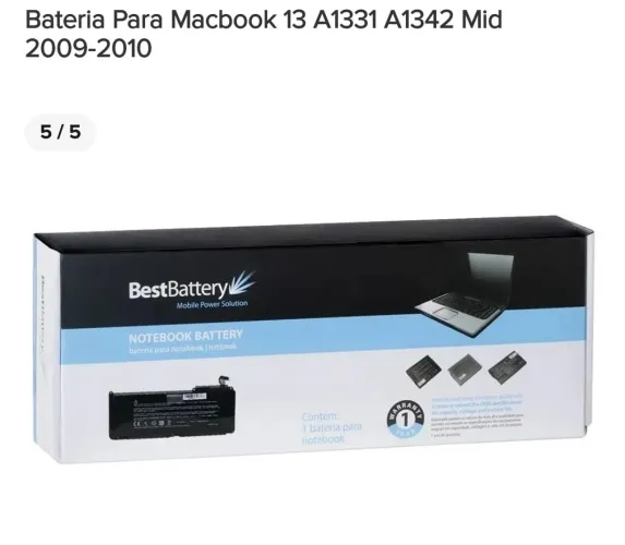 Bateria para Macbook A1331, A1342 Mid 2009-2010
