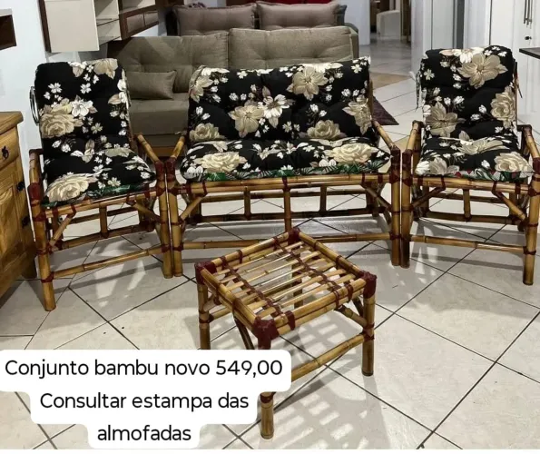 Conjunto bambu novo entrega a combinar whatsapp 