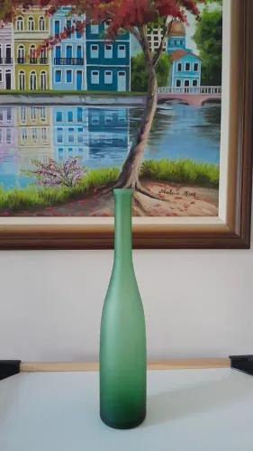 Garrafa de vidro de Murano - Itália.
