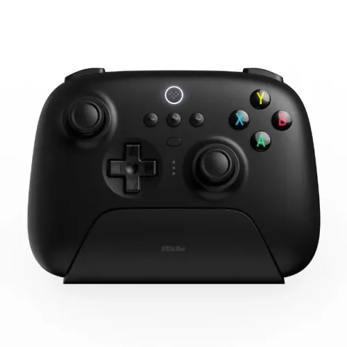 Controle Sem Fio 8Bitdo Ultimate Hall Effect 2.4G/BT/USB, PC/IOS/Android c/ Dock 12x 31,30