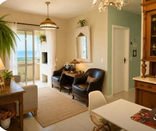 Apartamento à venda com 2 dormitórios (1 suíte) na Costeira do Pirajubaé - Florianópolis/S