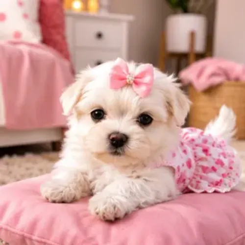 Maltês Fêmea Linda