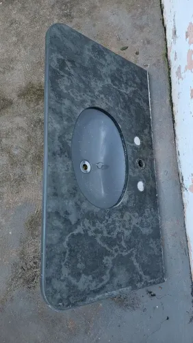 Pia para banheiro Ardósia 1,00 x 0,55 m