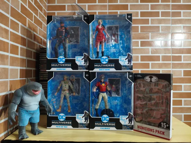 Set Esquadrão Suicida McFarlane Toys Arlequina 