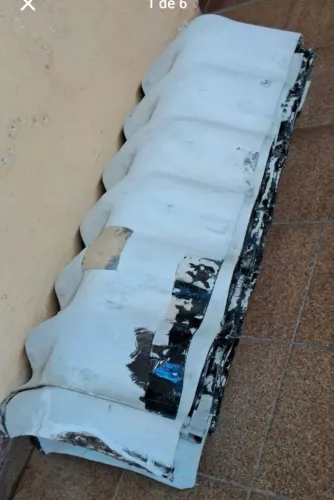 Cumeeiras de fibrocimento
