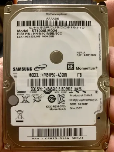 HD de 1TB Samsung 2.5