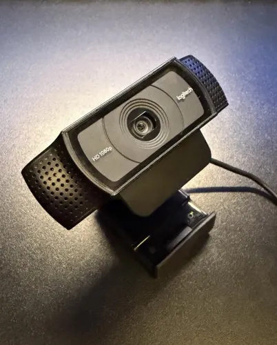 Webcam Logitech C920 Full HD 1080p - Lente Impecável - Funcionando 100%