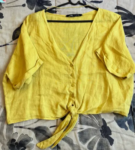Camisa manga curta zara
