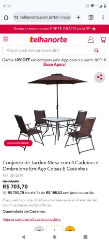 Mesa Jardim