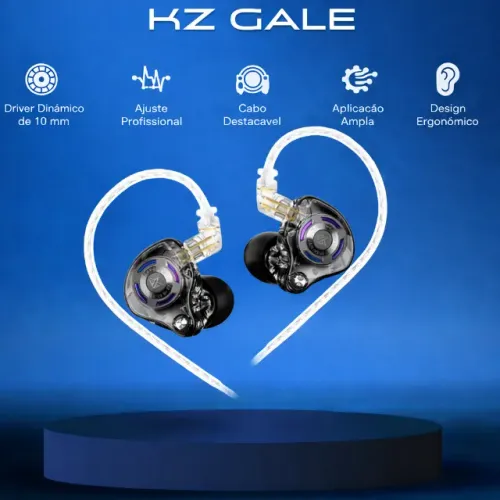 Fone KZ GALE Sem Microfone - Novo - Lacrado - Entrega Grátis !!