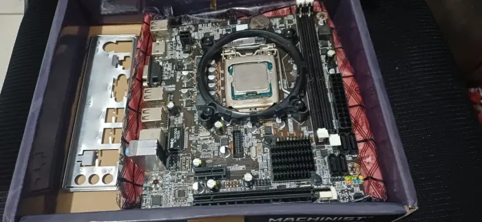 Placa mãe goldentec 1155 ddr3 com processador i3