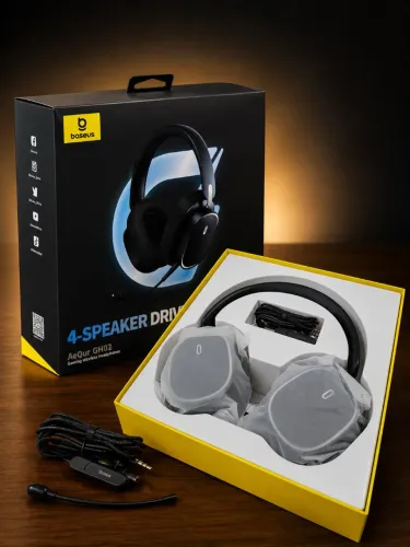 Headset Gamer Baseus AeQur GH02 Sem Fio Original - Nunca Usado