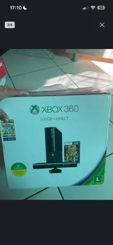 Xbox 360 super slim novo com caixa