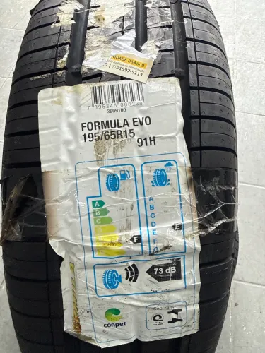 Kit 2 Pneus Pirelli Aro 15 Formula Evo 195/65 R15 91h H