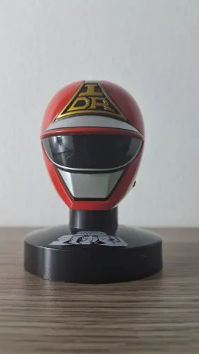 Capacete Ranger Vermelho Bandai - Kagaku Sentai Dynaman 8cm