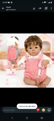 Bebê de silicone realista