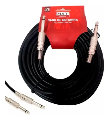Cabo De Guitarra P10/p10 Mono 10m Mxt