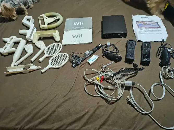 Nintendo Wii desbloqueado com jogos e assessórios 