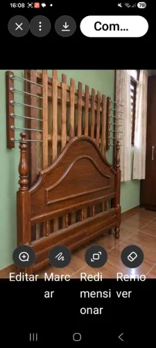 CAMA CASAL ANTIGA SUCUPIRA