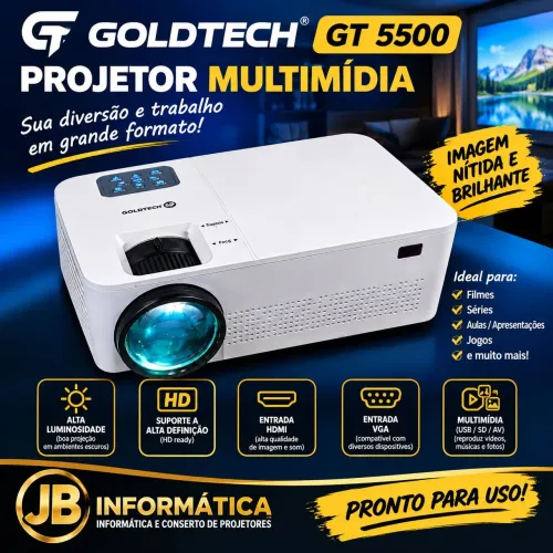 Projetor Goldentec GT 5500