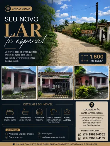 Vendo Sítio com 1.600m