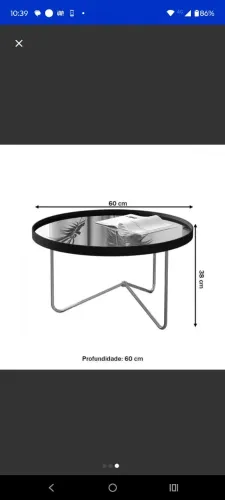 Mesa de centro alamanda