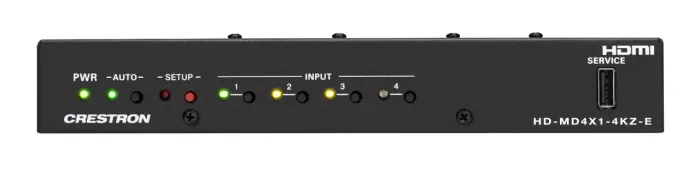 Crestron HD-MD4x1-4KZ-E Switcher HDMI 4x1 4K HDR Profissional