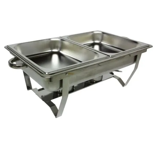 2 Rechaud Inox 1/2  e 1/3 Panelas Banho Maria 3 Buffet